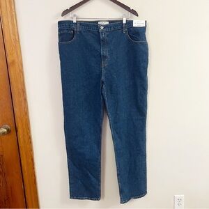 Abercrombie Fitch Womens 90s Straight Ultra High Rise Jeans size 18 Long NEW